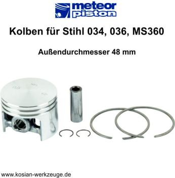 Meteor Kolben für Stihl 034, 036, MS360
